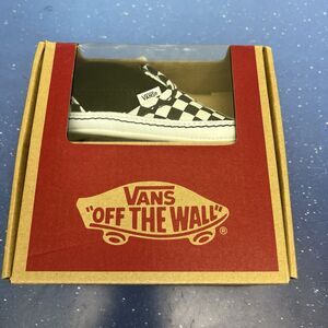 Vans Slip On V Crib Black True White Checkerboard Infant Shoes Size 4
